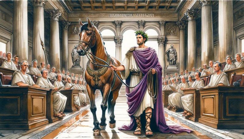 O imperador romano que fez seu cavalo senador